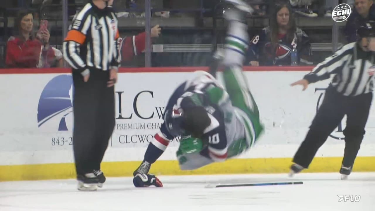 Ryan Hofer Game Misconduct For Inciting After Stevie Leskovar Cheap Shot