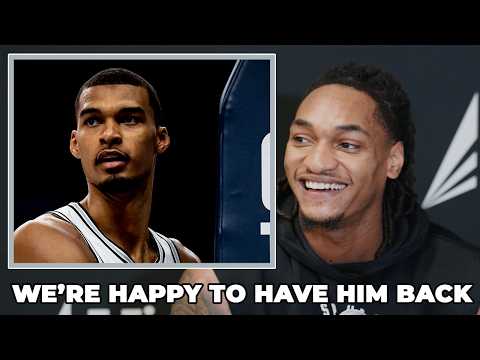 Devin Vassell on Wemby Being Available For Game 5 in San Antonio