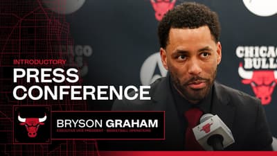 LIVE: Bryson Graham, Bulls EVP of Basketball Operations, Introductory Press Conference