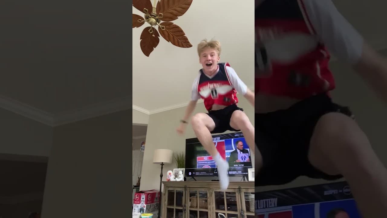 Core memories were made 🥹🧙‍♂️ #wholesome #corememories #washingtonwizards #nbadraft #reaction