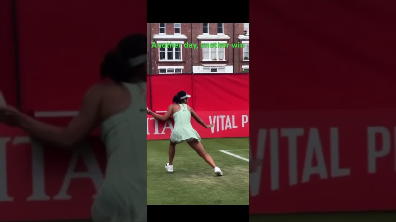 Alex Eala: Another day, another win on grass - at Queen’s Club 🎥 Jeff Manangquil #wtatennis #tennis