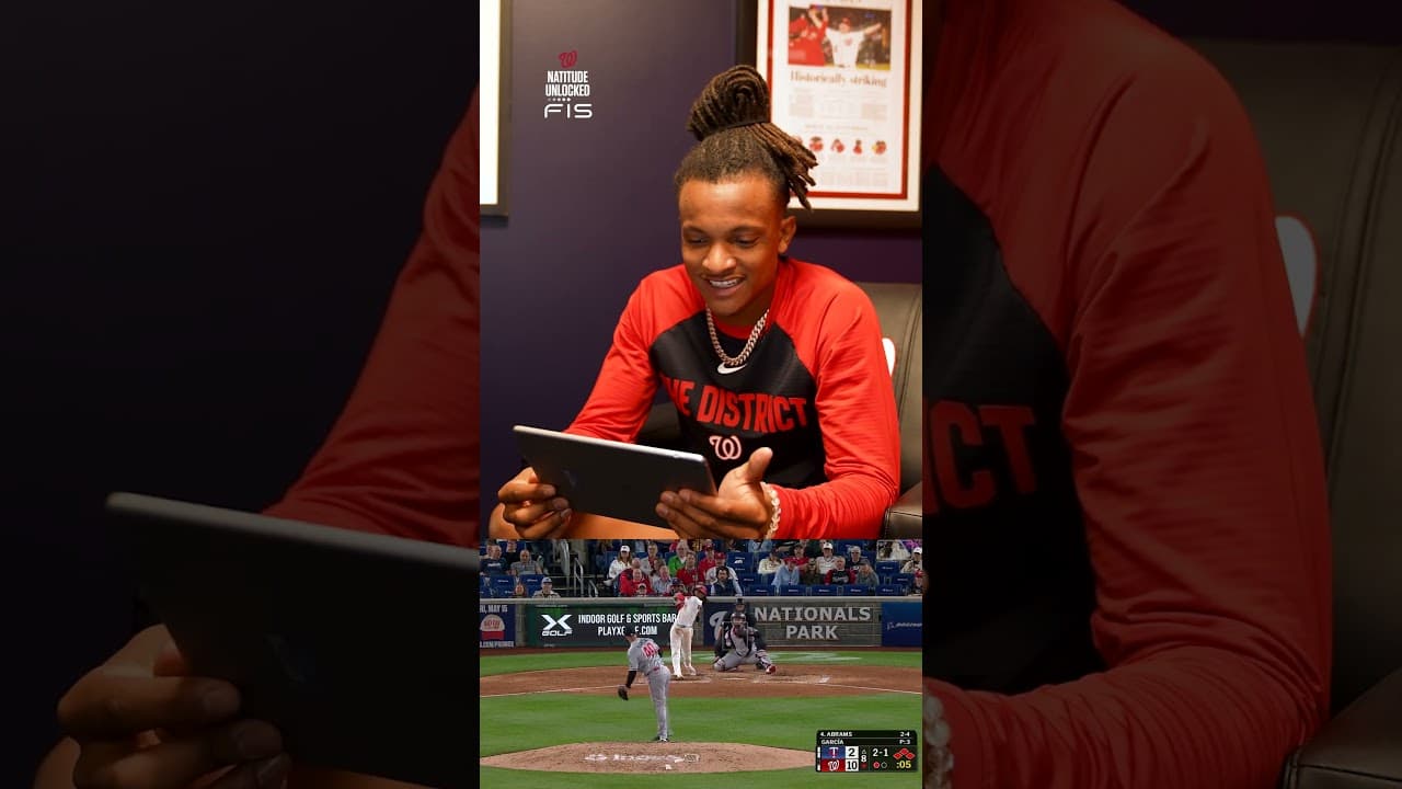 CJ Abrams Film Roomin' His Grand Slam ✍️📽️