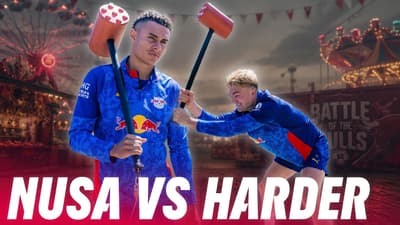 When pro footballers head to the funfair… 👊😂 | Battle of the Bulls Special Edition ft. Nusa & Harder