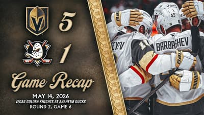 ROUND 2 GAME 6 HIGHLIGHTS | Vegas Golden Knights 5, Anaheim Ducks 1 | May 14, 2026