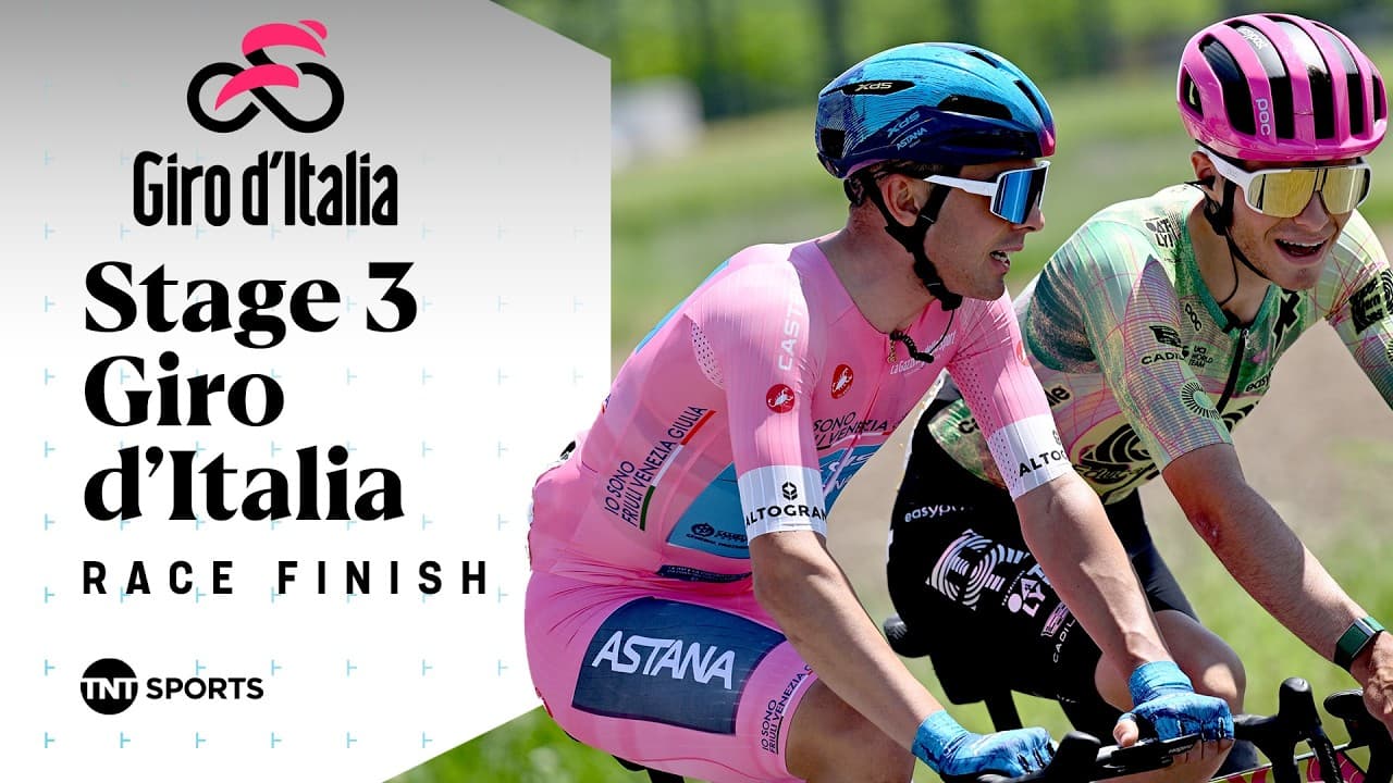 WHAT A FINISH! 🤯 | 2026 Men's Giro d'Italia Stage 3 Final KM's | TNT Sports Cycling