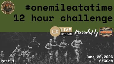 #onemileatatime 12 Hour Challenge, part 1