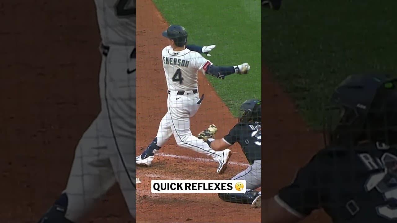 Drew Romo made a juggling catch to secure the strikeout