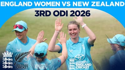 Halliday Stars In Rain Hit Chase |Highlights - England v New Zealand 3rd Women’s Metro Bank ODI 2026