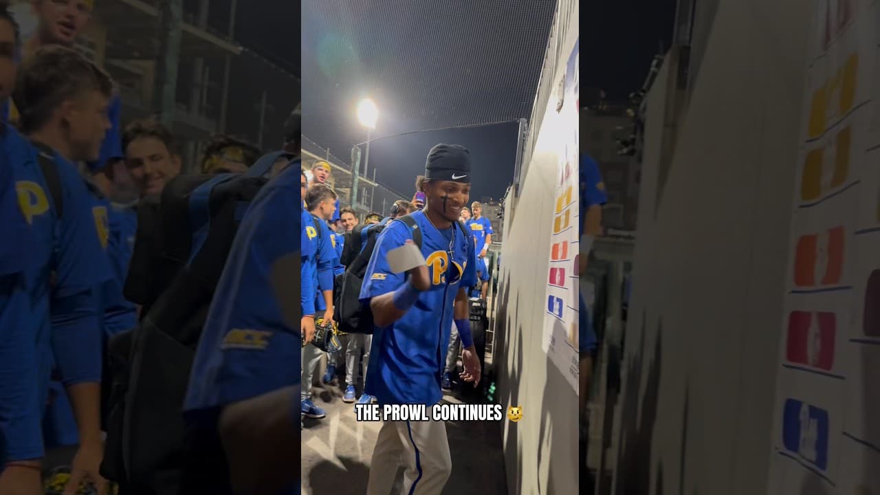 Pitt is MOVIN’ ON 😄#pittsburghpanthers #pitt #baseball #collegebaseball #ncaabaseball #sports