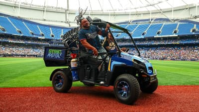 A Rays Game with WWE Superstar Jacob Fatu