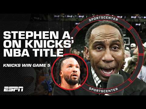 'THE BEST FEELING I'VE EVER FELT’ 🗽 Stephen A. on the Knicks being NBA Champions | SportsCenter