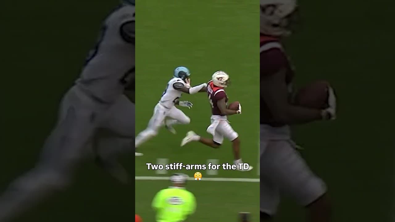 He's too strong 💪 #virginiatech #accfootball #collegefootball