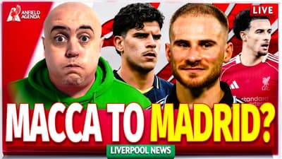 MADRID PUSHING TO SIGN MACCA?! + FERNANDES PRICE REVEALED! Liverpool FC Latest Transfer News