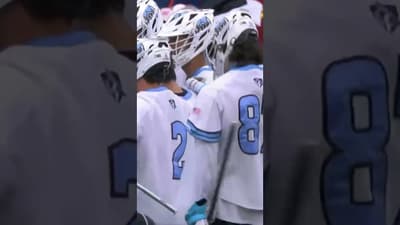 Johns Hopkins goalie Oran Gelinas is one of a kind #lacrosse #goalie