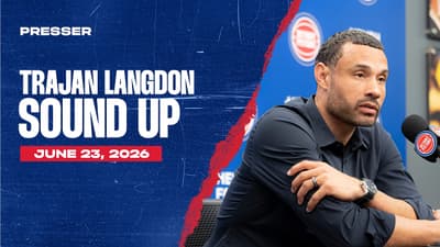 Trajan Langdon Draft Press Conference | Detroit Pistons 2026