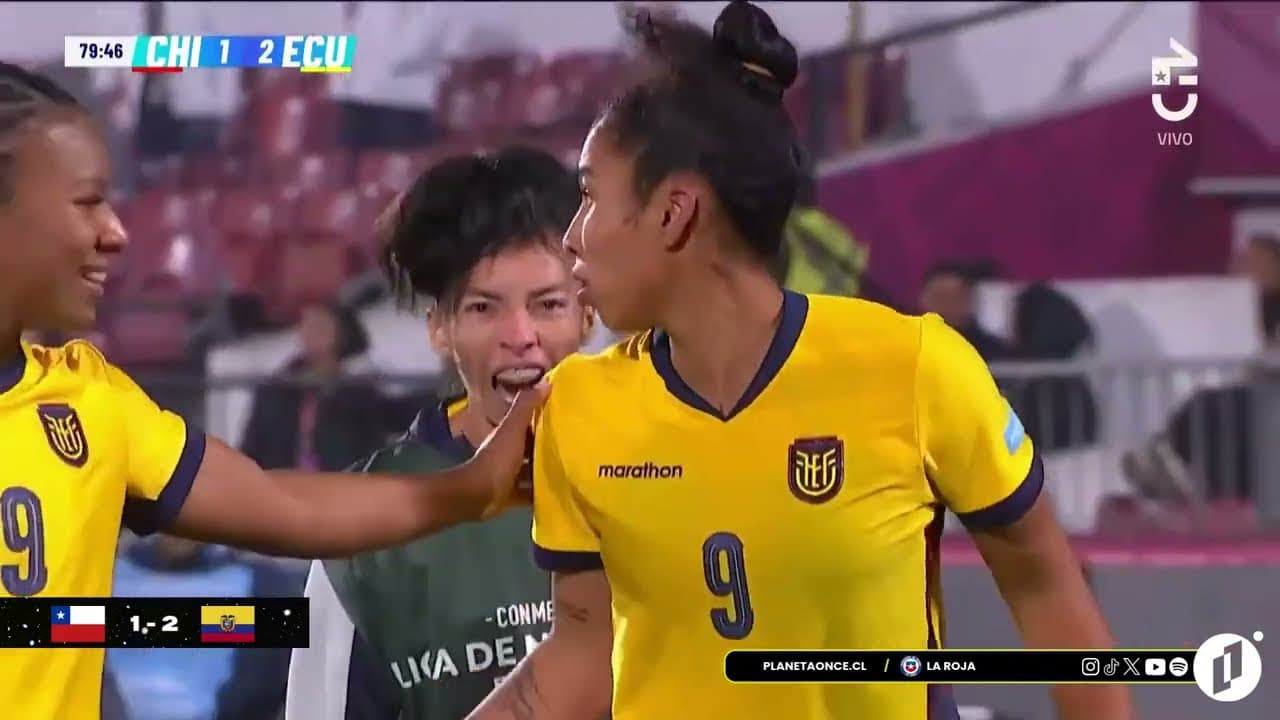 Chile 1-2 Ecuador Liga de Naciones Femenina Fecha 8 05-06-2026