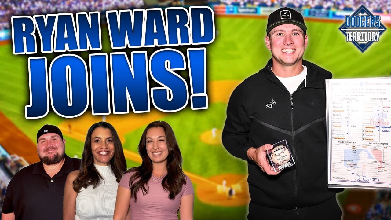 Rookie Ryan Ward Talks Journey to MLB; Big Dodgers Injury Updates with Katie Woo!