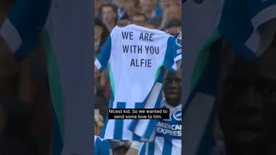 Dunk reveals celebration for kitman Buzz’s son 💙#brightonandhovealbion #lewisdunk