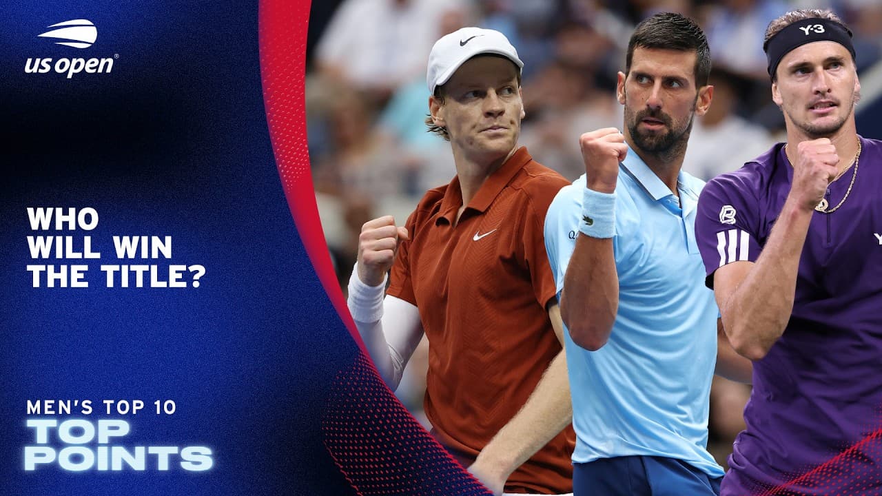 Who Will Win Roland Garros 2026? | Top 10 Men's Players Best US Open Points