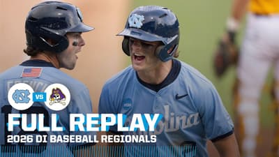 North Carolina vs. East Carolina: 2026 NCAA baseball regional finals | FULL REPLAY