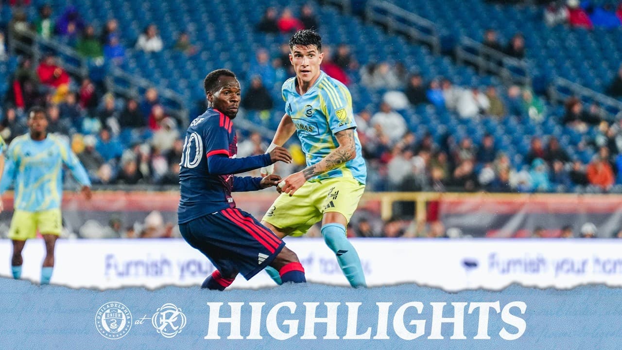 Match Highlights: Philadelphia Union at New England Revolution 5/9/26