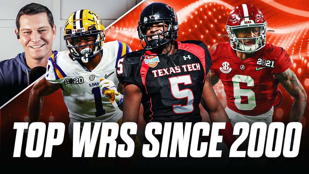 Drafting the TOP College Football WRs since 2000: Why Devonta Smith & Michael Crabtree are TOP TIER