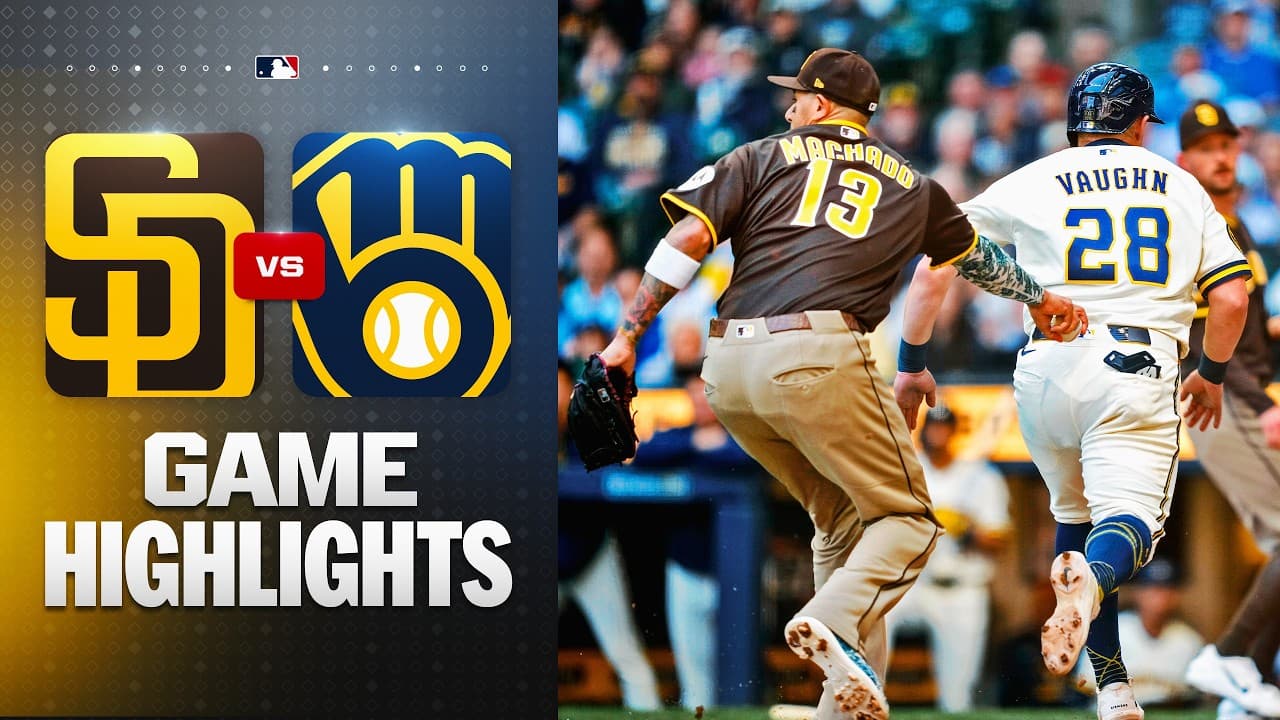 Padres vs. Brewers Game Highlights (5/14/26) | MLB Highlights