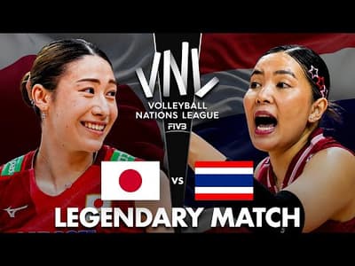 Japan 🇯🇵 vs Thailand 🇹🇭 | Legendary Volleyball Match !!!