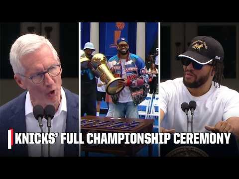 New York Knicks 2026 NBA Championship FULL CEREMONY 🏆 | NBA on ESPN