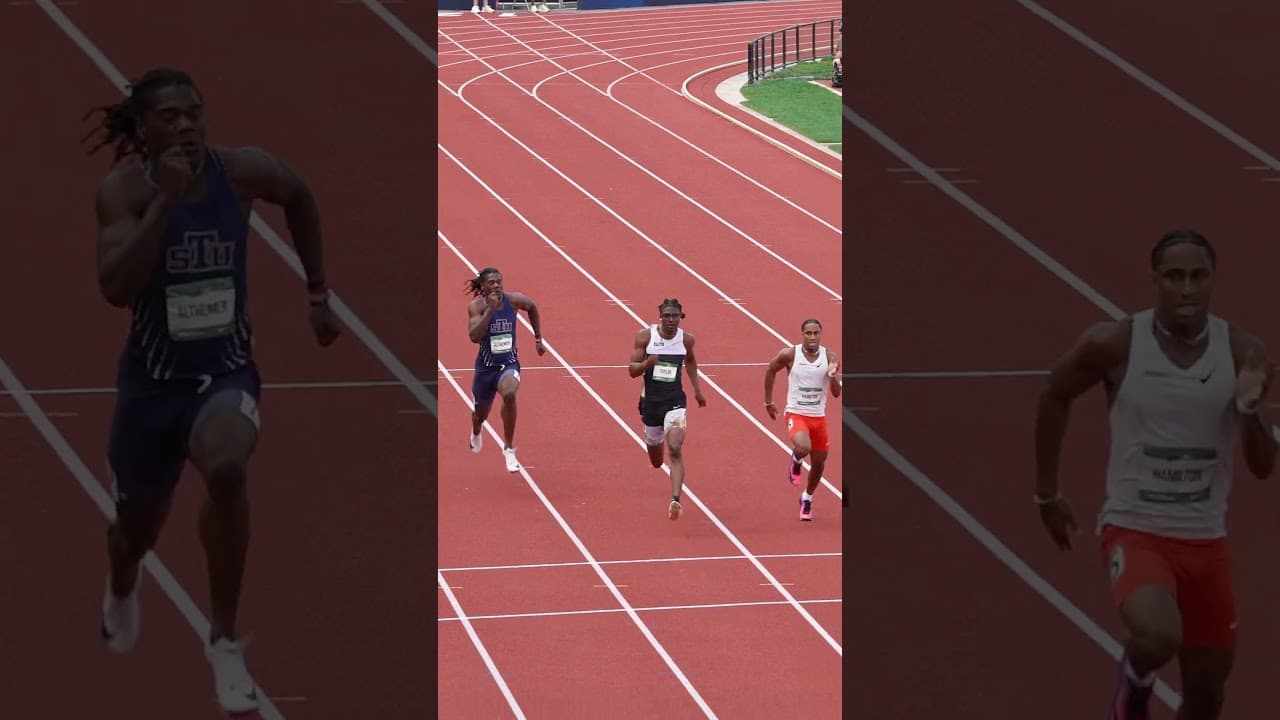 𝗔𝗡𝗢𝗧𝗛𝗘𝗥 𝗛𝗜𝗚𝗛 𝗦𝗖𝗛𝗢𝗢𝗟 𝗡𝗔𝗧𝗜𝗢𝗡𝗔𝗟 𝗥𝗘𝗖𝗢𝗥𝗗 🚨🥇🇺🇸 Tate Taylor runs 19.94 to win the U20 men’s 200m title 👏