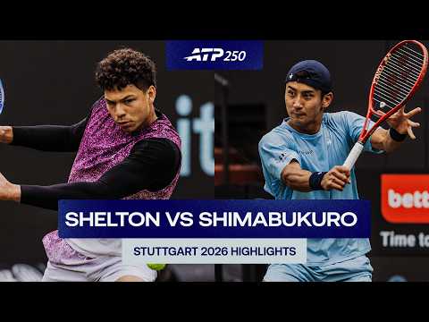 Ben Shelton vs. Sho Shimabukuro Highlights | Stuttgart 2026 Quarter-Final