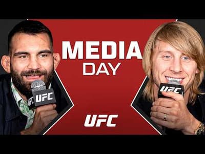 'I'm not nervous about him!' | UFC 329 Media Day