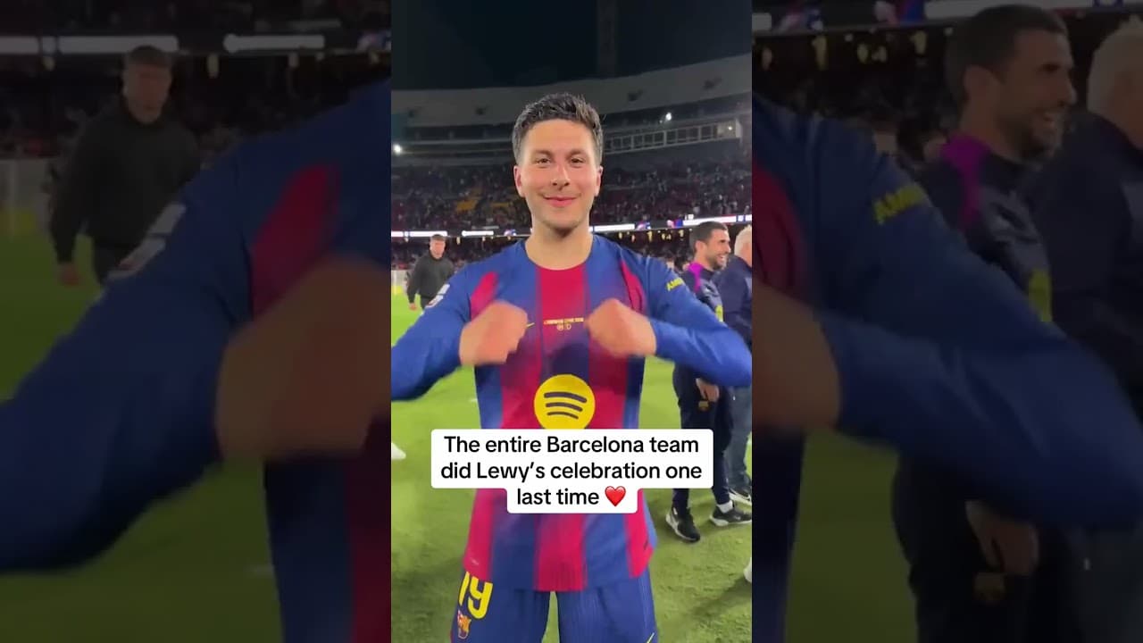 An amazing gesture from Barca 🥹 (via @fcbarcelona/TT)