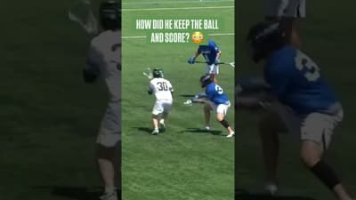HOW DID HE SCORE THIS? 🔥 #lacrosse