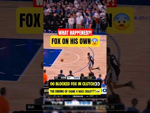 Fox had a chance for a 3 point lead😨