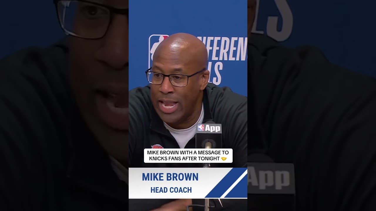 Mike Brown 🤝 Knicks fans