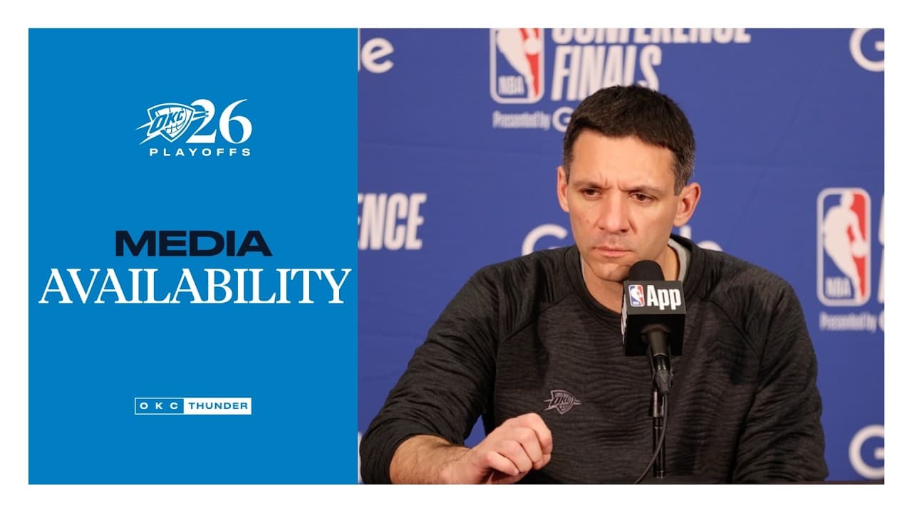 Coach Daigneault After Game 6 | Playoffs | WCF Game 6 | Postgame Media | May 28, 2026