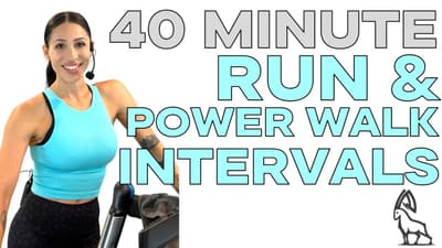 Run + Power Walk Intervals | Treadmill Follow-Along with Coach Rachael