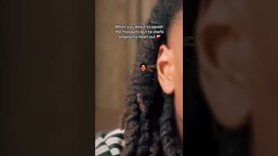 That mosquito... 🪰🎶 | #funny #shorts