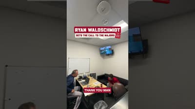 Ryan Waldschmidt got the call to the Majors #baseball