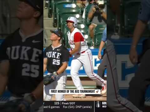 404 ft blast by Dalton Bargo 🔥 #duke #collegebaseball #ncaabaseball #baseball #collegesports