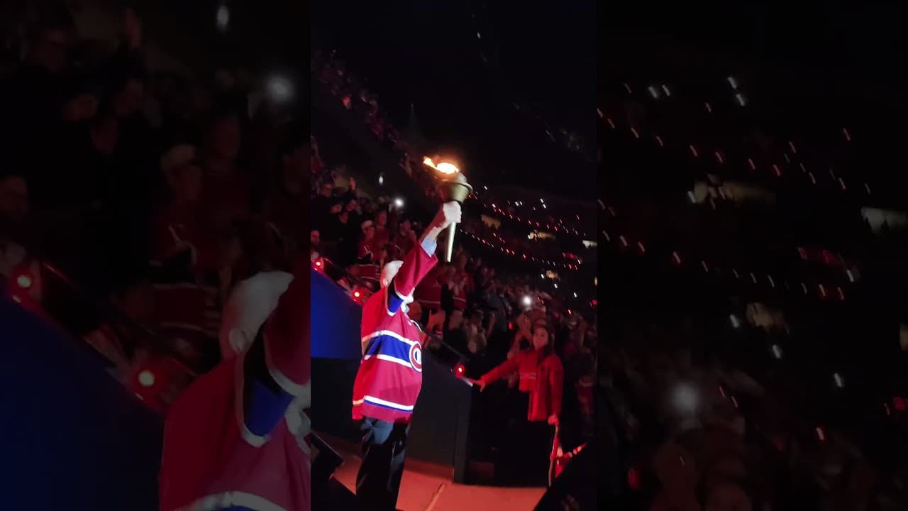 The torch is even cooler from up close 🔥
