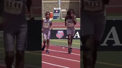 CRAZY Photo Finish in 10YO Boys Racewalk
