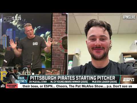 Paul Skenes CONFIRMS Pat is a real baseball fan 🗣️ 'YOU KNOW BALL!' ⚾️ | The Pat McAfee Show