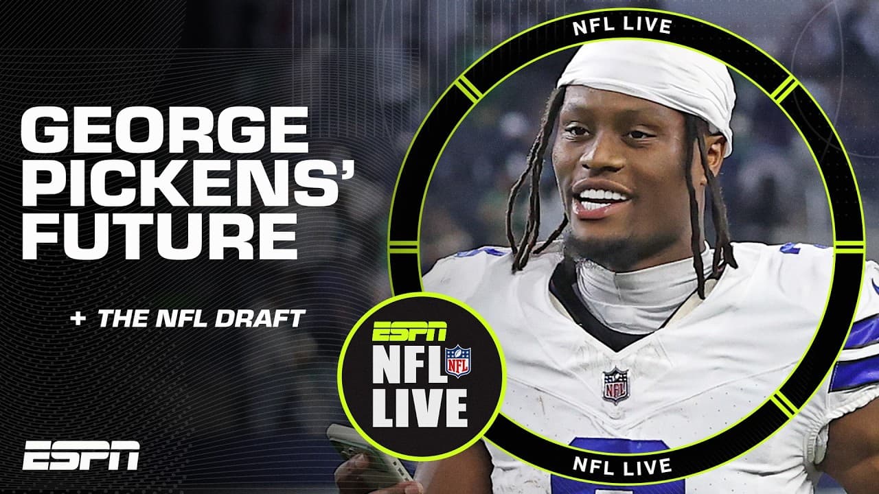 What will the Cowboys do with George Pickens if they DRAFT another WR?! 👀 | NFL Live