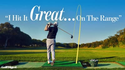 Why You Hit It Great In Practice...But Not On The Course | Mind Games | Golf Digest