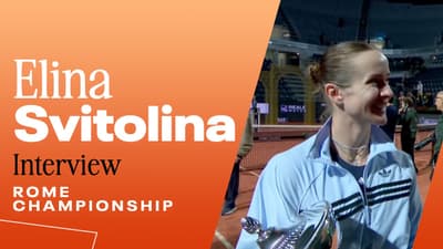 Elina Svitolina was "hungry" for her 20th WTA title | 2026 Rome