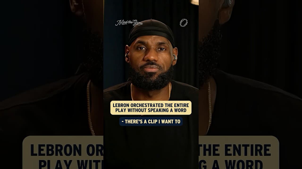 LeBron and Marcus Smart got the nonverbal connection on lock. Tap in to the brand new episode.