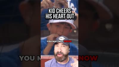 This kid took over the entire Dodgers broadcast 🤣 #mlb #baseball