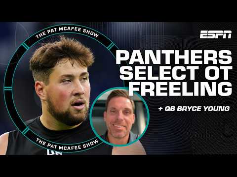 Dan Morgan on Panthers drafting Monroe Freeling + Bryce Young🔥 | The Pat McAfee Draft Spectacular